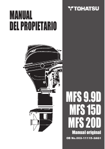 Manual de uso Tohatsu MFS15D Motor fuera de borda