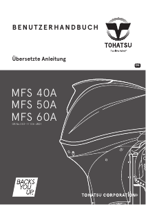 Bedienungsanleitung Tohatsu MFS50A Aussenborder