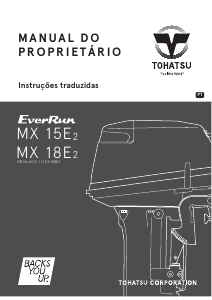 Manual Tohatsu MX18E2 EverRun Motor de popa