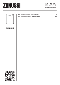 Bedienungsanleitung Zanussi ZDSN152X2 Geschirrspüler