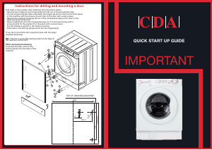 Handleiding CDA CI350 Wasmachine