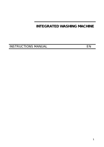 Handleiding CDA CI394 Wasmachine