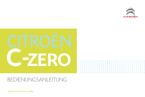 Bedienungsanleitung Citroën C-Zero (2016)