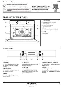 Instrukcja Hotpoint MP 776 BMI HA Kuchenka mikrofalowa