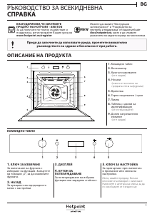 Kasutusjuhend Hotpoint FI6 864 SH IX HA Ahi