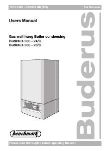 Handleiding Buderus 500-28/C Geiser