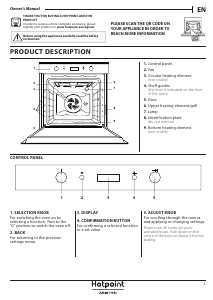 מדריך Hotpoint FI7 861 SH IX HA תנור