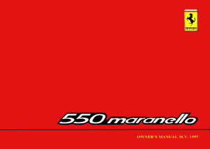Handleiding Ferrari 550 Maranello (1997)