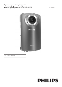 Manual Philips CAM100GY Action Camera