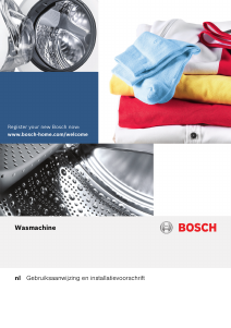 Handleiding Bosch WAE28498NL Wasmachine