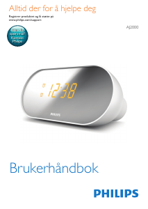 Bruksanvisning Philips AJ2000 Klokkeradio