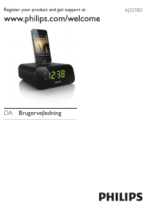 Brugsanvisning Philips AJ3270D/12 Radio-vækkeure