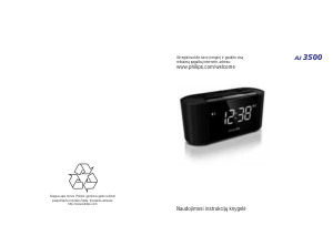 Vadovas Philips AJ3500 Radijo laikrodis su žadintuvu