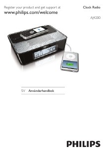 Bruksanvisning Philips AJ4200 Klockradio