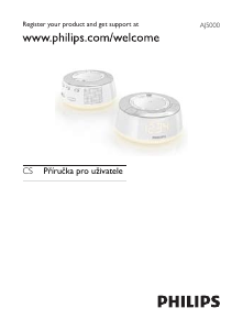 Manuál Philips AJ5000 Rádio s alarmem