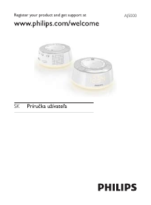 Návod Philips AJ5000 Rádiobudík