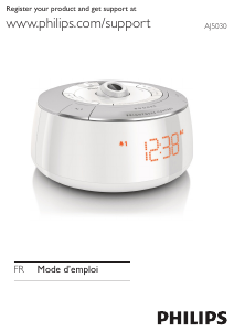 Mode d’emploi Philips AJ5030 Radio-réveil