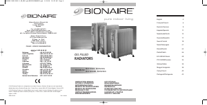 Használati útmutató Bionaire BOH1503 Hősugárzó