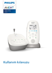 Kullanım kılavuzu Philips SCD735 Avent Bebek telsizi