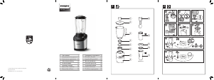 Bruksanvisning Philips HR3760 Blender