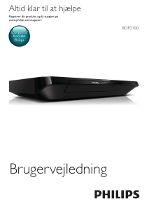 Brugsanvisning Philips BDP2100 Blu-ray afspiller