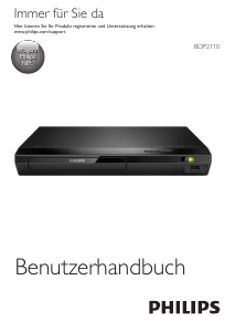 Bedienungsanleitung Philips BDP2110 Blu-ray player