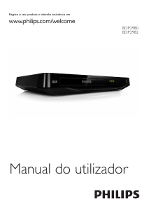 Manual Philips BDP2982 Leitor de blu-ray