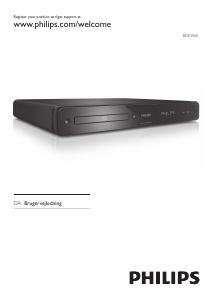 Brugsanvisning Philips BDP3000 Blu-ray afspiller
