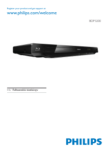 Használati útmutató Philips BDP3200 Blu-ray lejátszó