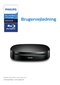Brugsanvisning Philips BDP3210B Blu-ray afspiller
