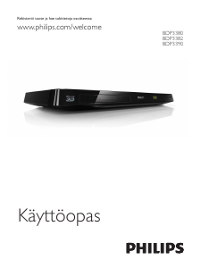 Käyttöohje Philips BDP3382 Blu-ray-soitin