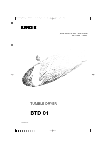 Handleiding Bendix BTD 01 Wasdroger