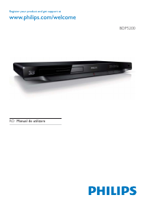 Manual Philips BDP5200 Blu-ray player