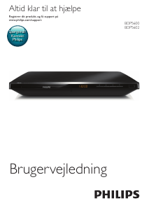 Brugsanvisning Philips BDP5600 Blu-ray afspiller
