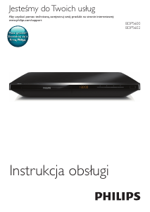Instrukcja Philips BDP5600 Odtwarzacz Blu-ray