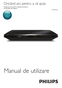 Manual Philips BDP5602 Blu-ray player