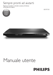 Manuale Philips BDP5700 Lettore blu-ray