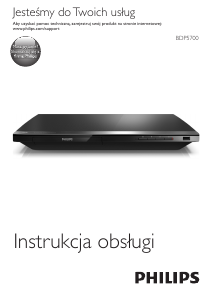 Instrukcja Philips BDP5700 Odtwarzacz Blu-ray