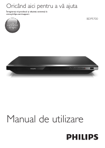 Manual Philips BDP5700 Blu-ray player
