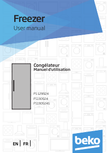 Mode d’emploi BEKO FS 129924 Congélateur