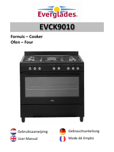 Bedienungsanleitung Everglades EVCK9010 Herd