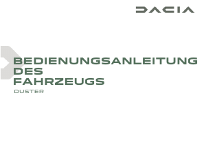Bedienungsanleitung Dacia Duster (2024)