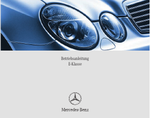 Bedienungsanleitung Mercedes-Benz E 500 (2004)