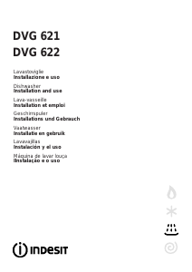 Manual Indesit DVG 622 BK UK Máquina de lavar louça