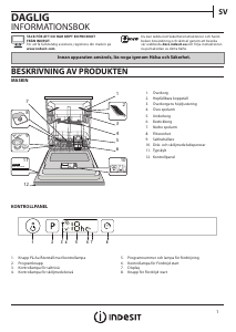 Bruksanvisning Indesit EDIFP 68B1 A EU Diskmaskin