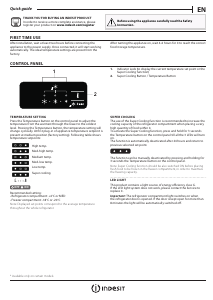 Manual Indesit LI7 S2E W Frigorífico combinado