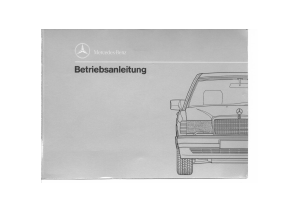 Bedienungsanleitung Mercedes-Benz 190 D 2.5 TURBO (1991)