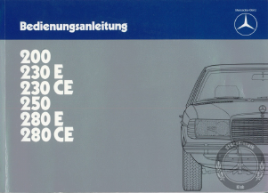 Bedienungsanleitung Mercedes-Benz 200 (1989)