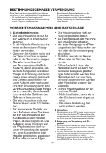 Bedienungsanleitung Bauknecht WA 74-2 SD Waschmaschine