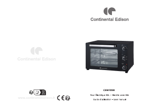 Mode d’emploi Continental Edison CEMF80B Four